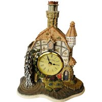 Father Time Cottage Mantel Uhr Jon John Herbert Signiert England Figur Wassermühle Mühle von UNIQUETREASUREFREAK