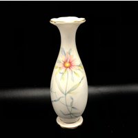 Royal Doulton Vase Vintage Danbury Mint Statue Blumen Inlay Feinen Knochen Porzellan Made in England Uk Rosa Blau Sonnenblume Kunst von UNIQUETREASUREFREAK