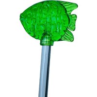 Swizzle Stir Stick Vintage Flugflugzeug Flug Flieger Sammelstück Vtg Flugzeug Bar Cocktail Anthropomorph Glas Tiki Fish Green von UNIQUETREASUREFREAK