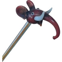 Swizzle Stir Stick Vintage Flugflugzeug Flugzeug Sammlerstück Vtg Bargeschirr Cocktail Anthropomorph Glas Elefant Dumbo von UNIQUETREASUREFREAK