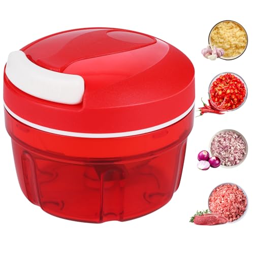 GemüSeschneider,Zwiebelschneider, 300ML Zwiebel Zerkleinerer, Gemüsezerkleinerer mit Seilzug, Zerkleinerer Manuell, Multizerkleinerer Manuell fur Onion Karotte Gemüse und Obst GemüSeschneider,Zwiebelschneider, 300ML Zwiebel Zerkleinerer, Gemüsezerkleinerer mit Seilzug, Zerkleinerer Manuell, Multizerkleinerer Manuell fur Onion Karotte Gemüse und Obst von UNISOPH