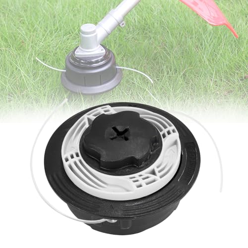 UNISOPH Mähkopf Autocut C6-2 kompatibel Für StihlStihl FS38 FS40 FS45 FS50 FSE81 AutoCut, ⌀1.0mm Mähkopf Ersatzteile Rasentrimmer Zubehör（2 Stück） von UNISOPH