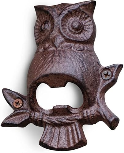 UNISTRENGH Flaschenöffner Wand Retro Wandflaschenöffner Eule Gusseisen Bieröffner Lustig Bier Geschenke für Weihnachten Männer Bottle Opener UNISTRENGH Flaschenöffner Wand Retro Wandflaschenöffner Eule Gusseisen Bieröffner Lustig Bier Geschenke für Weihnachten Männer Bottle Opener von Unistrengh