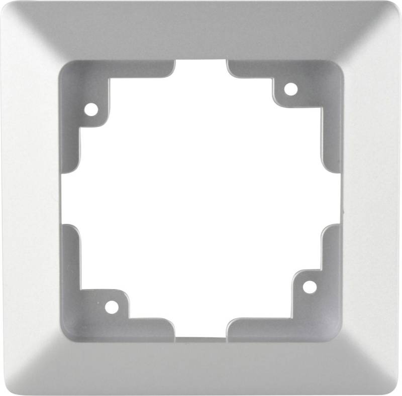UNITEC Abdeckrahmen Unitec Abdeckrahmen LeMans 1-fach Serie 603 silber, PP von UNITEC