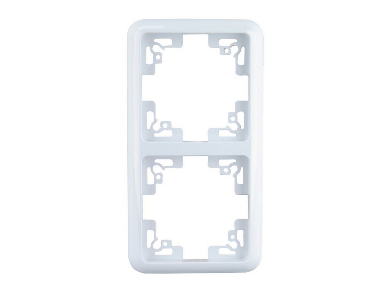 UNITEC Abdeckrahmen Unitec Abdeckrahmen Montreal 2-fach S502 ultraweiß von UNITEC