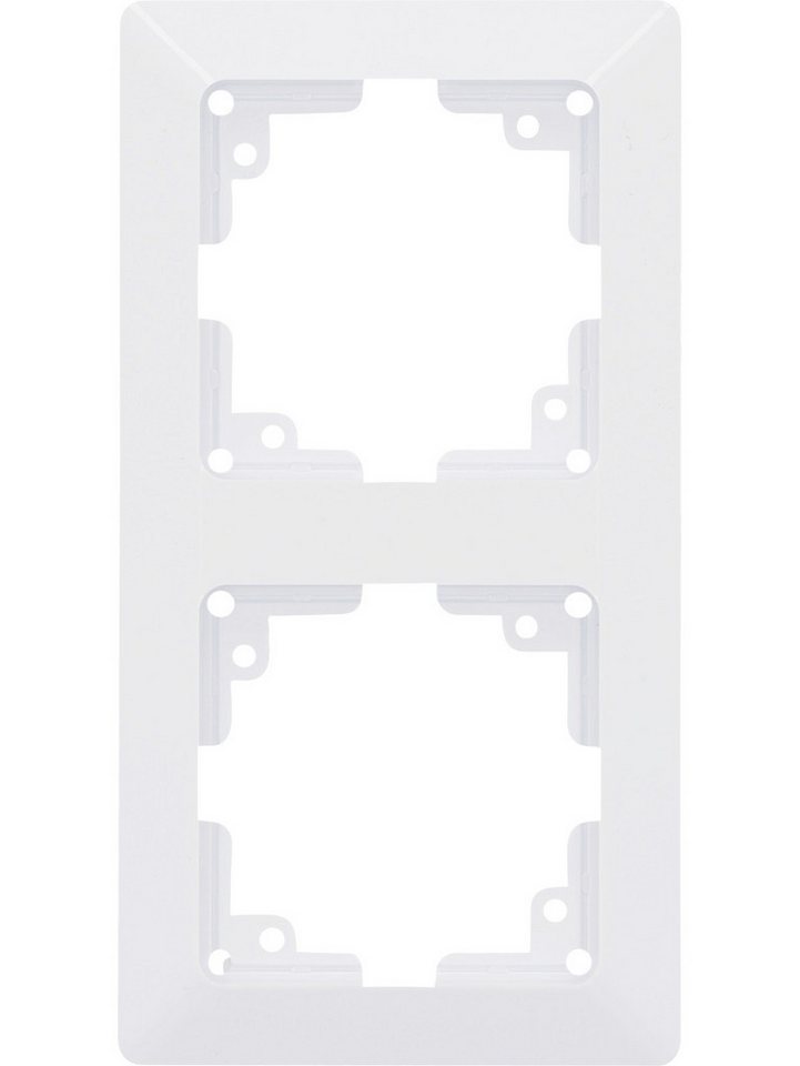 UNITEC Aufputz-Steckdose Unitec Abdeckrahmen 2-fach LeMans ultraweiß UNITEC Aufputz-Steckdose Unitec Abdeckrahmen 2-fach LeMans ultraweiß von UNITEC