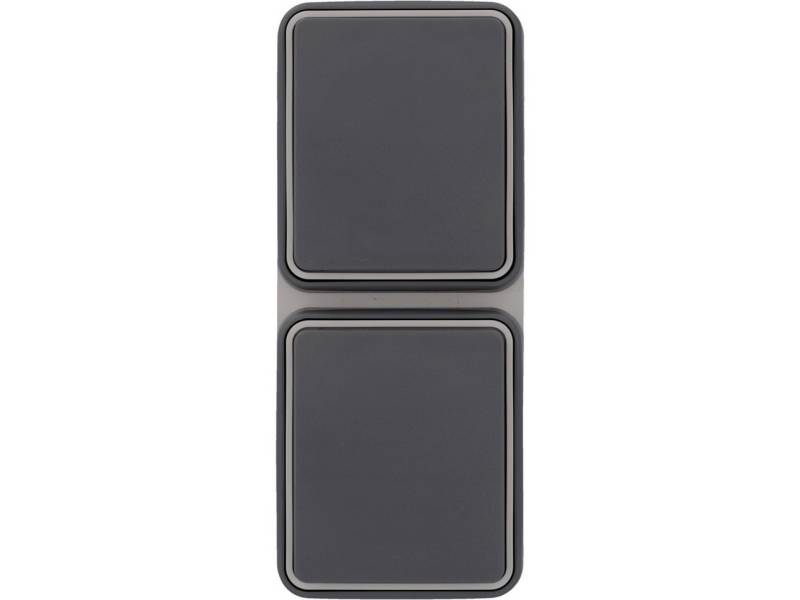 UNITEC Aufputz-Steckdose Unitec Steckdose Aufputz 2-fach Feuchtraum Mini UNITEC Aufputz-Steckdose Unitec Steckdose Aufputz 2-fach Feuchtraum Mini von UNITEC