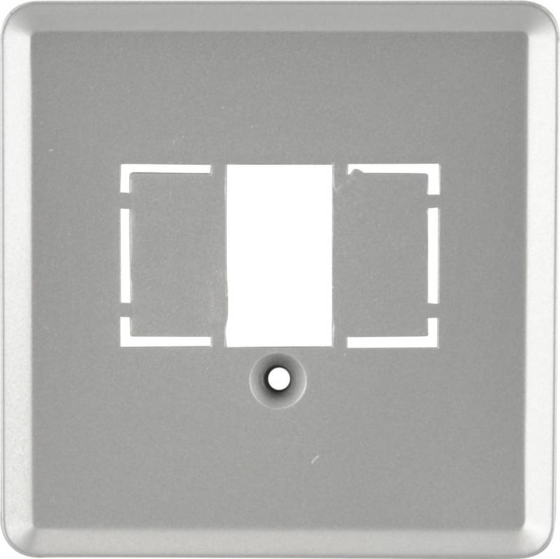 UNITEC Aufputz-Steckdose Unitec TAE-Abdeckung LeMans Serie 603 silber von UNITEC