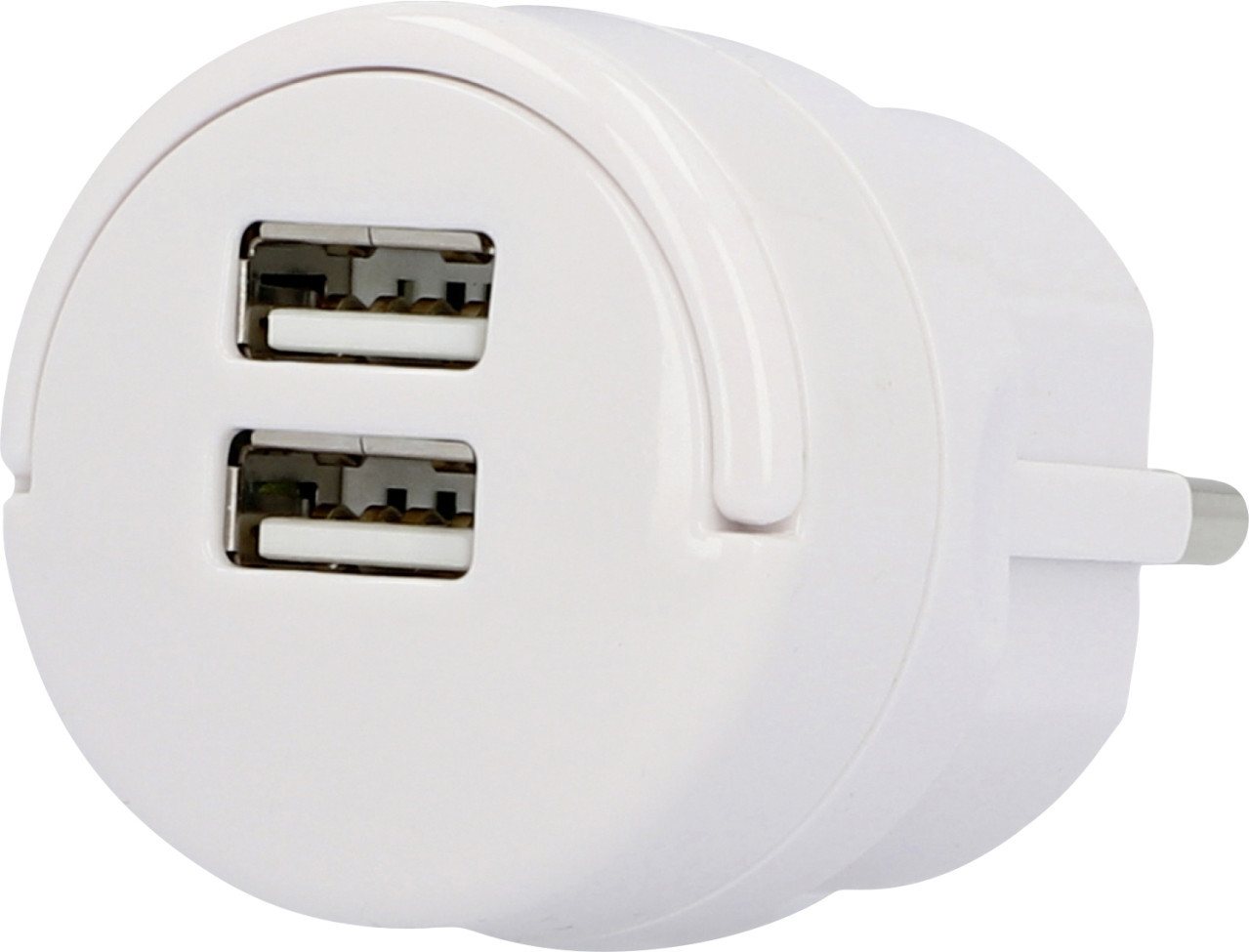 UNITEC Bürostuhl Unitec USB-Ladeadapter Mini mit 2x USB Type A 2,4A von UNITEC