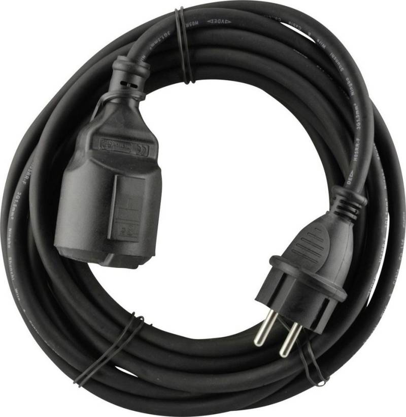 UNITEC Bürostuhl Verlängerungskabel Außen 5 Meter H05VV-F3G1,5 von UNITEC