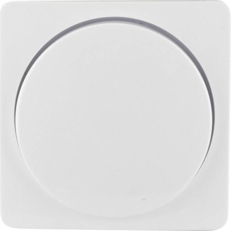 UNITEC Drehdimmer Unitec Dimmerabdeckung Monaco ultraweiß von UNITEC