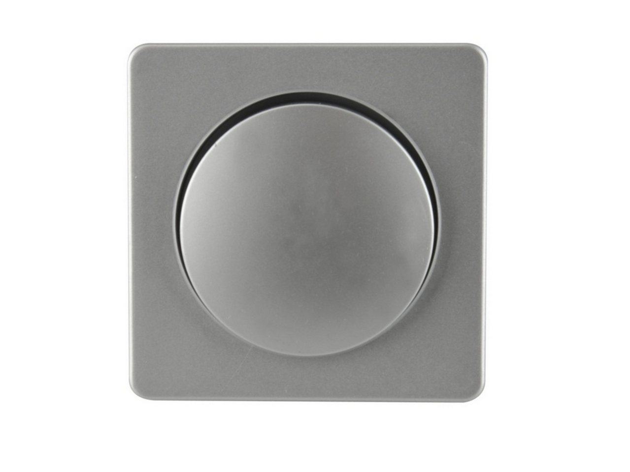 UNITEC Drehdimmer Unitec Dimmerabdeckung Montreal S503 silber von UNITEC