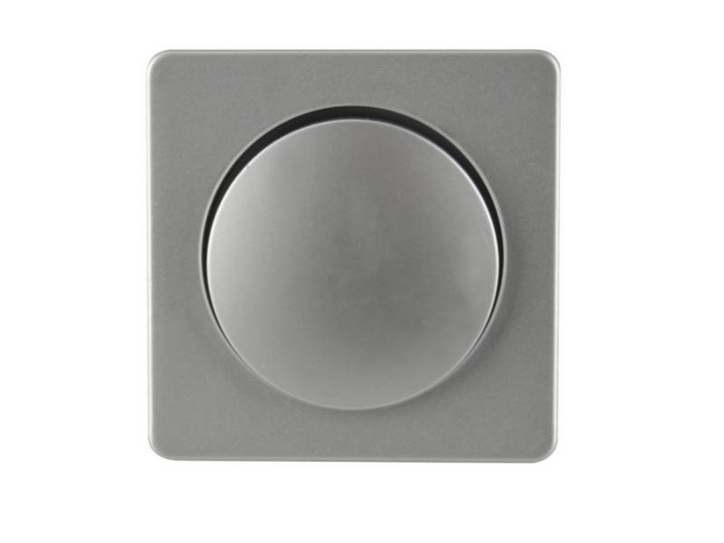 UNITEC Drehdimmer Unitec Dimmerabdeckung Montreal S503 silber von UNITEC