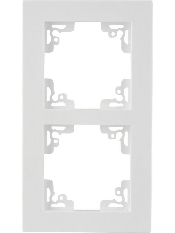 UNITEC Lichtschalter Unitec Abdeckrahmen 2-fach Melbourne S702 von UNITEC
