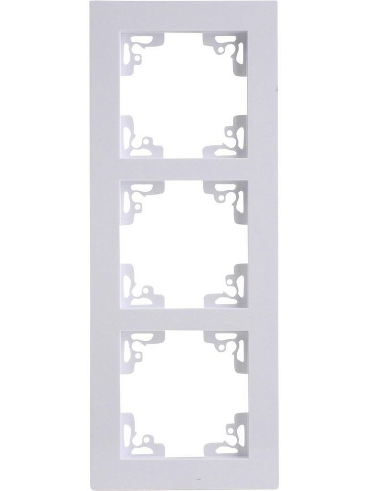 UNITEC Lichtschalter Unitec Abdeckrahmen 3-fach Melbourne S702 von UNITEC
