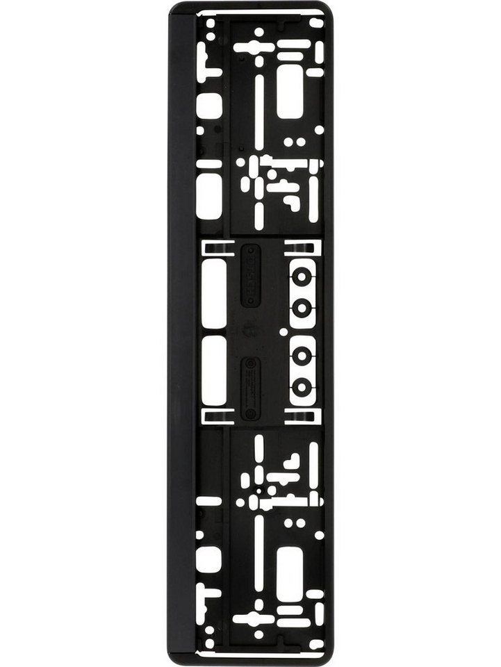 UNITEC Metallschild UniTec Kennzeichenhalterung schwarz von UNITEC