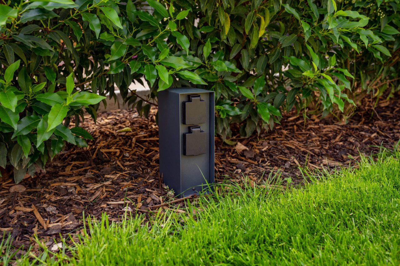 UNITEC Steckdose Edelstahl Außensteckdose 2 Steckdosen, ohne Kabel UNITEC Steckdose Edelstahl Außensteckdose 2 Steckdosen, ohne Kabel von UNITEC