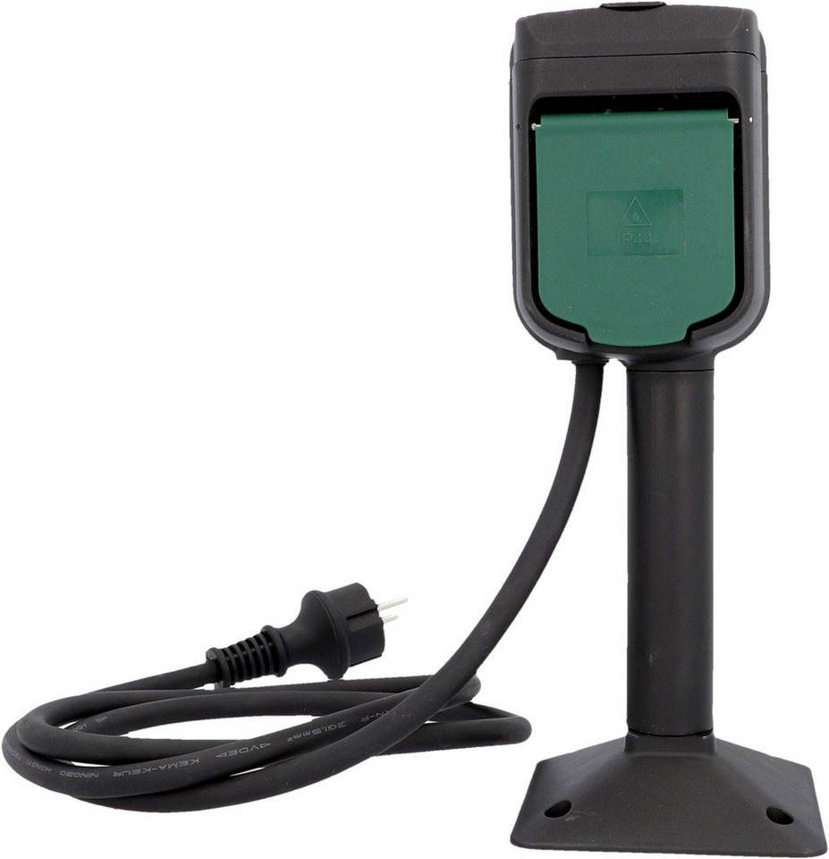 UNITEC Steckdose UniTec WiFi Outdoor Steckdosen-Erdspieß 2-fach von UNITEC