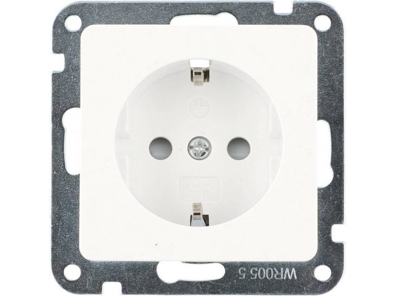 UNITEC Steckdose Unitec Steckdose ohne Rahmen ultraweiß, Serie von UNITEC