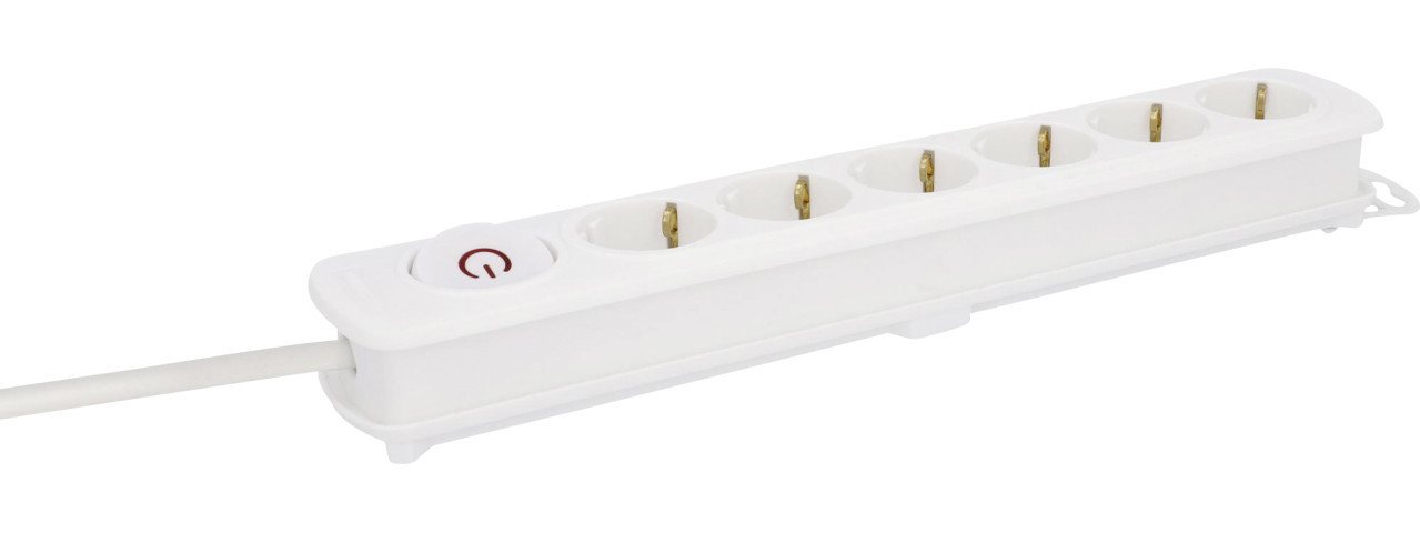 UNITEC Unitec Steckdosenleiste 6-fach 1,4m mit Schalter Steckdosenleiste, Flachstecker UNITEC Unitec Steckdosenleiste 6-fach 1,4m mit Schalter Steckdosenleiste, Flachstecker von UNITEC