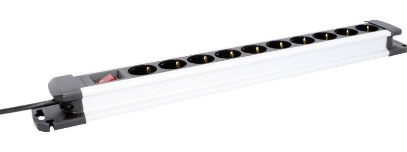 UNITEC Unitec Steckdosenleiste10-fach 2m H05VV-F 3G1,5 Steckdosenleiste von UNITEC