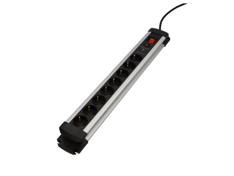 UNITEC Unitec Tischsteckdose 8-fach 1,4 m H05VV-F 3G1,5 Steckdosenleiste, Berührungsschutz von UNITEC