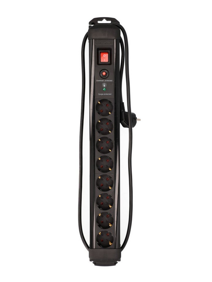 UNITEC Unitec Tischsteckdose 8-fach mit Schalter & Steckdosenleiste, Überspannungsschutz von UNITEC