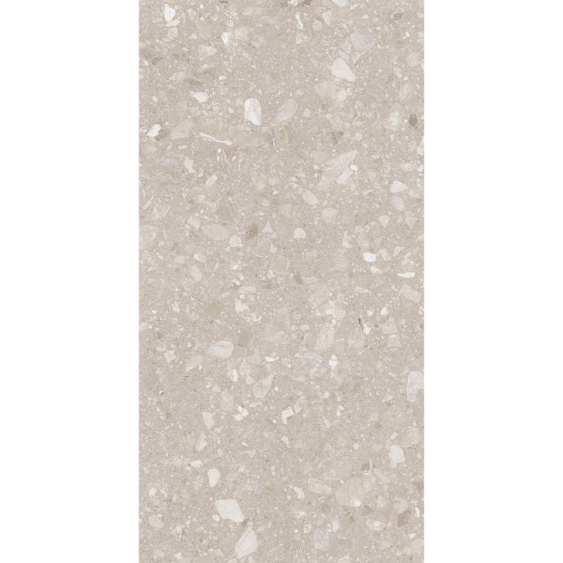 Bodenfliese Feinsteinzeug Beige Glasiert Matt 60 cm x 120 cm von UNITED TILE UND MOSAIC