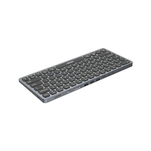 UNITEK D1092A Bluetooth-Tastatur QWERTY US Monochrom von UNITEK