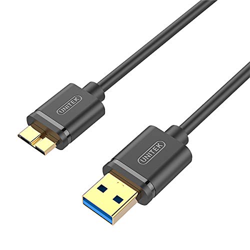 Unitek Y-C461BBK USB3.0 USB-A-zu-Micro-B-Kabel M/M 1M (EOL: Close: Y-C461GBK) Schwarz von UNITEK