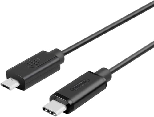 Unitek Y-C473BK USB2.0 Typ-C-zu-Microusb-Kabel (Schnellladung) 1m Schwarz von UNITEK