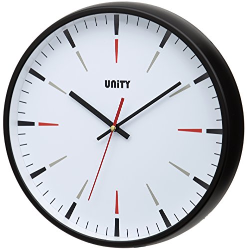 Unity-Wanduhr, Gibson, Schwartz, Silent Sweep, 32 cm Unity-Wanduhr, Gibson, Schwartz, Silent Sweep, 32 cm von Unity