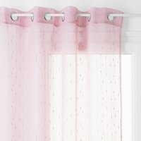 Univers Decor - Gewebter Vorhang Plumetis Anissa 140 x 240 cm Atmosphera - Rosa - Rose von UNIVERS DECOR