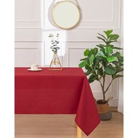 Tischdecke fleckabweisend uni rot rechteckig 145 x 240 cm - Rouge Tischdecke fleckabweisend uni rot rechteckig 145 x 240 cm - Rouge von UNIVERS DECOR