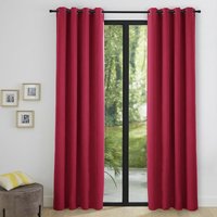2er-Set Thermo-Verdunkelungsvorhänge Chili 140 x 260 cm - Rouge von UNIVERS DECOR