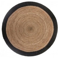 Univers Decor - Runder Teppich aus Jute mit schwarzem oder weißem Rand Durchmesser 120 cm Atmosphera - Schwarz - Noir Univers Decor - Runder Teppich aus Jute mit schwarzem oder weißem Rand Durchmesser 120 cm Atmosphera - Schwarz - Noir von UNIVERS DECOR