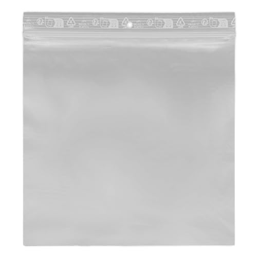 10 zip Tasche 200 x 200 mm Taschen Schließ Reißverschluss 20 x 20 cm Schnappverschluss Einfrierens ECE-Norm konform alimentairet von UNIVERS GRAPHIQUE