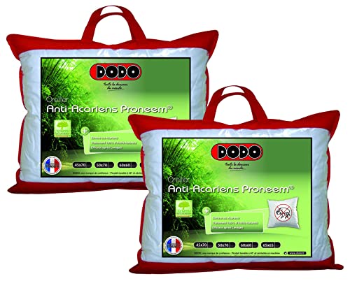 UNIVERSDECOR Proneem® Kopfkissen 50 x 70 cm, weich, milbendicht, 2 Stück, Weiß von UNIVERSDECOR