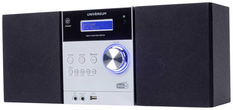 UNIVERSUM MS 300-21 Stereoanlage AUX Bluetooth CD DAB+ UKW USB Akku-Ladefunktion von UNIVERSUM