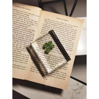 Echtes Vierblättriges Kleeblatt in Harz Eingefasst 4-Blättriges Viel Glück Geschenke Für Sie Und Ihn Gefühl Glückliche Ideen von UNIVERScraft