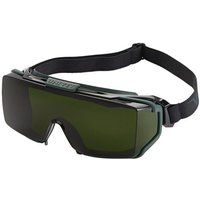 Schweißerbrille 5X2 Advanced ansi/isea Z87.1-2020 und iso 16321 Rahmen schwarz/grün, Scheibe grün Polycarbonat von UNIVET