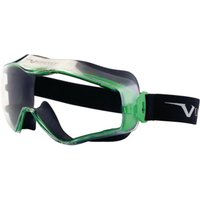 Vollsichtschutzbrille 6x3 en 166, en 170 Rahmen gunmetallic/grün, Scheibe klar Polycarbonat von UNIVET