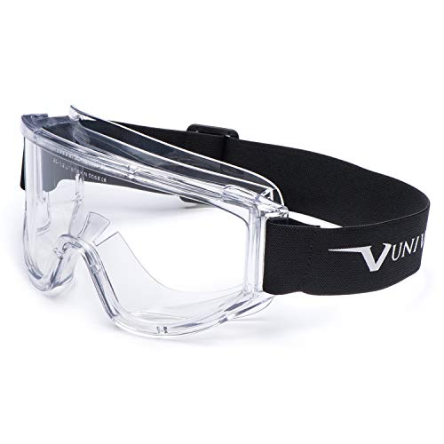 UNIVET | 601 Clear Plus Lens, Ersatzgläser für Schutzbrillen, kratzfeste Gläser, (EN166, EN170), Clear von UNIVET