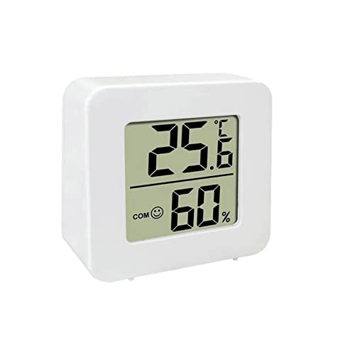 1 STK. Digital Thermometer Innen, LCD Hygrometer & Thermometer, Hochpräzises Sensor Feuchtemessgerät Temperatur Monitor Raumthermometer von UNKCEST