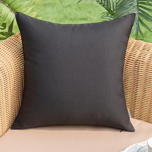 UNNESTAR Waterproof Cushion Covers for Outdoor – Durable 45x45cm Sofa Throw Pillow Case with Hidden Zipper Decorative Garden Balcony Camping von UNNESTAR
