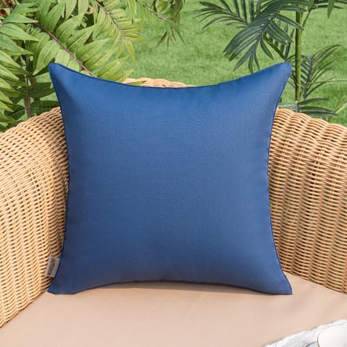 UNNESTAR Waterproof Cushion Covers for Outdoor – Durable 45x45cm Sofa Throw Pillow Case with Hidden Zipper Decorative Garden Balcony Camping von UNNESTAR