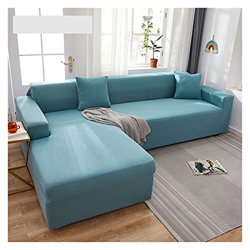 UNNIQ All-Inclusive-Sofa-Abdeckung Enge Wrap Elastic Protector Slipcover Couch Cover Funda Sofa L-förmiges Sofa Benötigen Sie 2 Stück Sofagarnitur (Color : Ouniuch8, Size : 4-Seater 235-300cm) von UNNIQ
