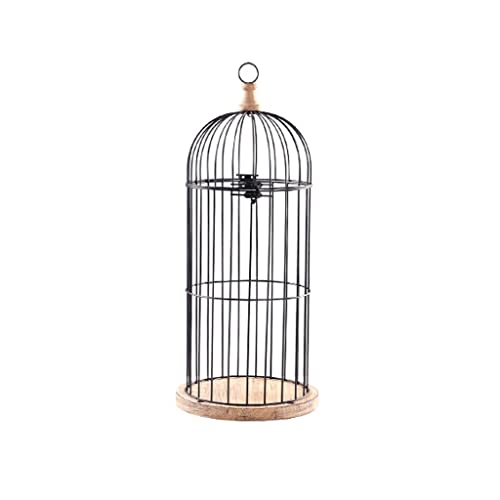 UNNS Iron Art Home Living Room Decoration Retro Bird Cage Decoration Geeignet for kleine Vögel, Sittiche und mehr (Size : Large) von UNNS
