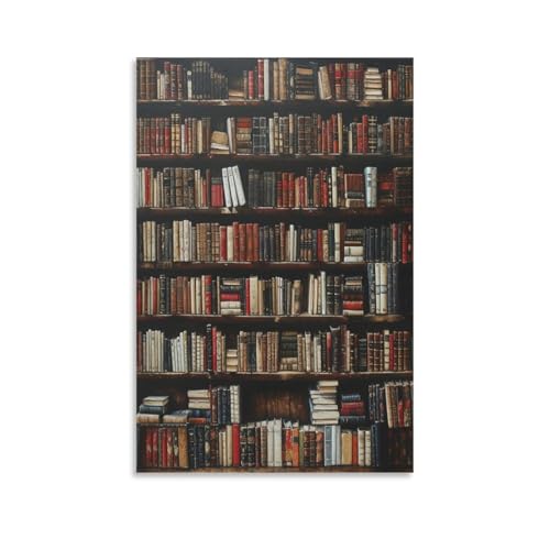 UNRXJZLVM Bücherregal Poster;Wandbild Kunstdruck Wand-DekoRatteionen Mit Eindrucksvollen Farben 20x0inch(50x75cm) von UNRXJZLVM