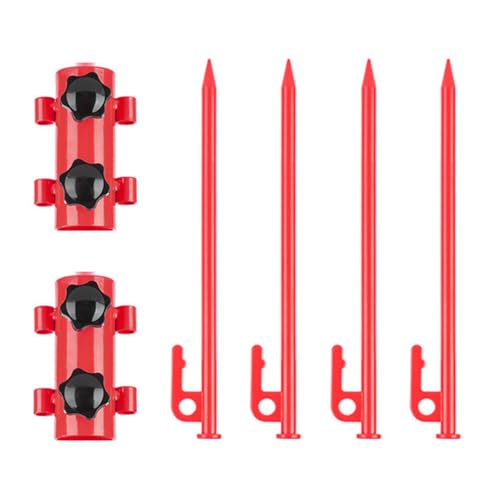1 Set regulierbare Zeltstange, tragbar, Zelthalter, Markisen, Vordächer, Camping für Camping-Bodenpfähle von UNTERING